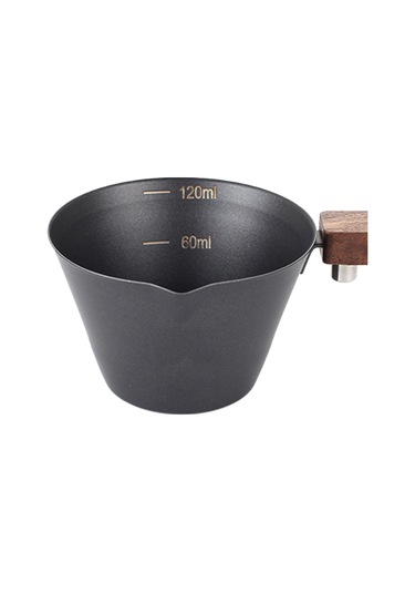 Suntek Paslanmaz Çelik Espresso Kupası 120ml Dökme Siyah