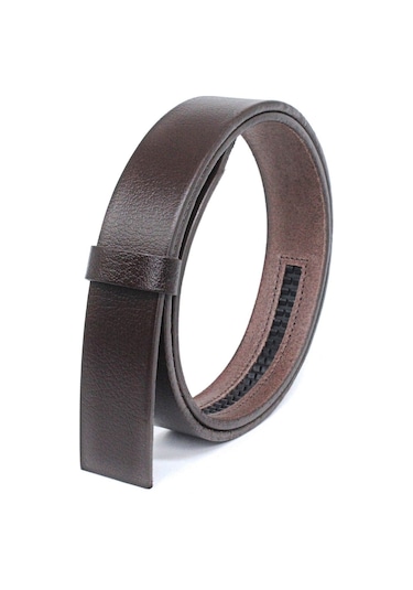 Manda Derisi Otomatik Tokalı Deliksiz Erkek Kemeri - Otomatik Kemer Çok Renkli