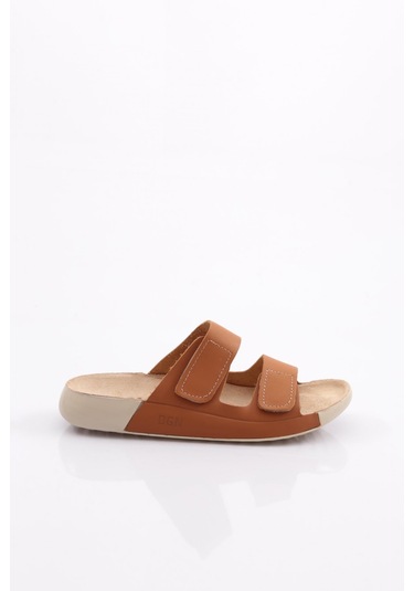 Dgn P27 Kadin Çift Bantli Terlik P27-1512-R1755 Taba