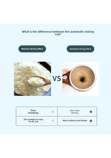 Yifomall Otomatik Karıştırıcı Paslanmaz Çelik Mug, Manyetik Tabanlı, Taşınabilir Kahve Fincanı, Pilli İnci Beyazı Diğer