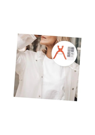 Anadolu Saray Pratik Çıt Çıt Takma Çakım Makinesi Takım Seti 9.5 MM Çıt Çıt Takma Seti 100'lü