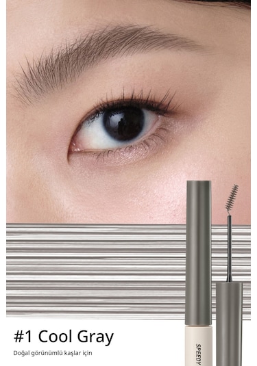Peripera Speedy Skinny Browcara 01 Cool Gray