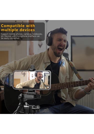 Maiyame Kablosuz Mini Mikrofon - 360 Ses Toplama, Gürültü Azaltma, Type-c Uyumlu, Youtube & Canlı Yayın İçin