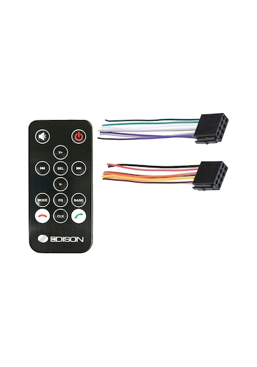 Edison Ed-bt300 Oto Teyp Mp3 Çalar/fm Radyo/usb/aux/sd/bt/2 Amfi Çıkışlı/4 50w/app Kontrol/kumanda