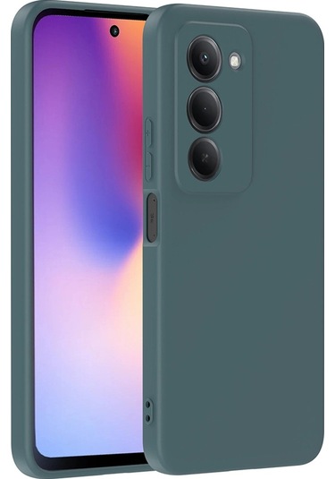 Xiaomi Redmi 15 Kılıf Zore Mara Lansman Kapak Koyu Yeşil