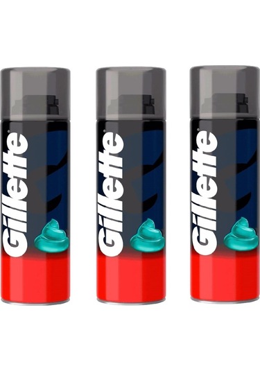 Gillette Normal Tıraş Jeli 3 x 200 ML