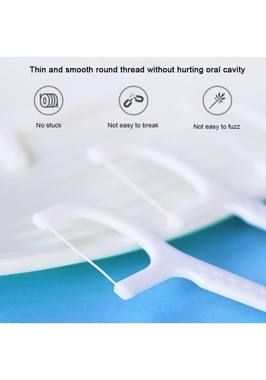 Hangfox Diş Arası Temizlik İçin Süperince Diş İpi, 4 Kutuda 200 Adet, Ev Ve Seyahat İçin, Hassas Diş Bakıcısı, Anti Kayma Kollü Tasarım