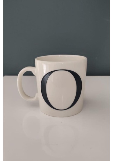 Decorıum Kum O Harfli Kupa beyaz