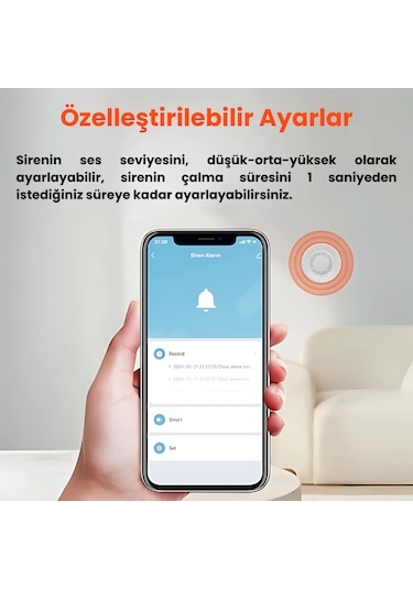 Zigbee 100 Db Akıllı Siren Alarm Tuya - Smart Life Uyumlu