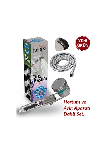 Relax Shower Multy Üç Fonksiyon Duş Başlığı - Hortum.Askı Aparatı Diğer
