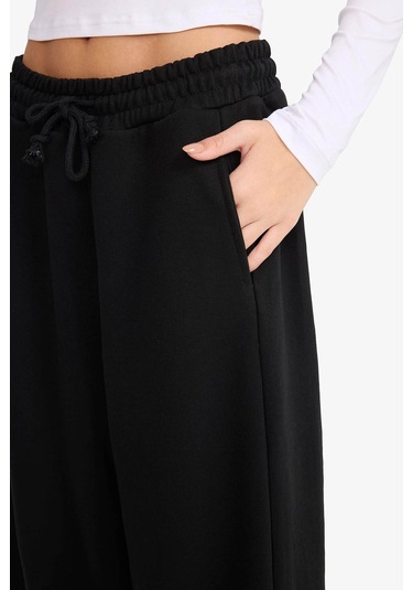 Defacto Siyah Kadın Eşofman Altı F3364ax/bk81 SiYAH