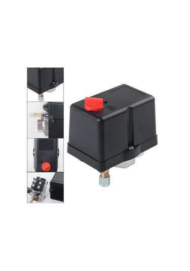 Suntek Hava Kompresörü Basınç Şalteri Yatay 5,5-ila-8-kg