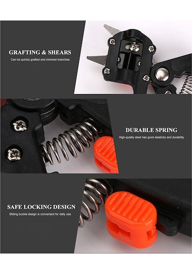 Hangfox Ağaç Ve Meşe Aşılıma Uygun 3'lü Değiştirilebilir Bıçaklar V-u-ω Kesim , Opp Poşetli, Kaliteli Karbon Çelik, Bahçe/gübreleme Gereci