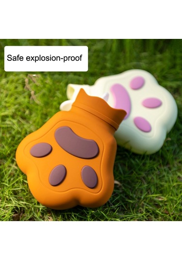 Silikon Mikrodalga Fırın Isıtma Suyu Enjeksiyonlu El Çantası, Renk: Açık Sarı