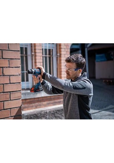 Bosch Professional GSB 18V-90 C Akülü Darbeli Delme Vidalama Makinesi (Akü & Şarj Hariç) - 06019K6100