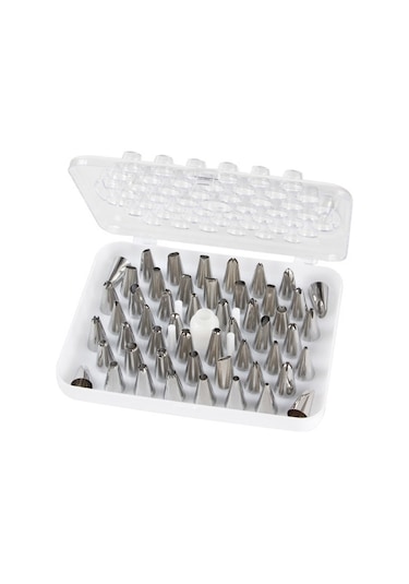 Dekorasyon Ağız Seti Paslanmaz Çelik 52 Kafalı Dekorasyon Ağız Aleti Dönüştürücü