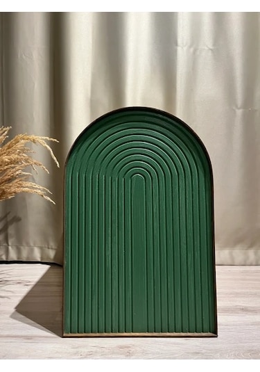 Cıgıl Wood Green Belt Ahşap Bohem Tablo