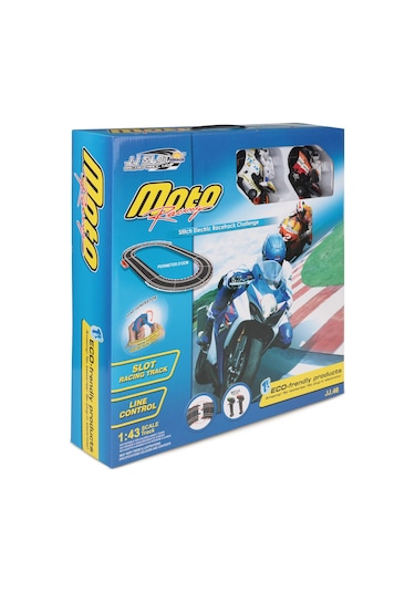 Sunman Oyuncak Yarış Set 1/43 Moto Racıng Müzikli 213 CM. - Standart