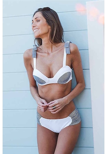 Angelsin Özel Tasarım Desenli Bikini Takım