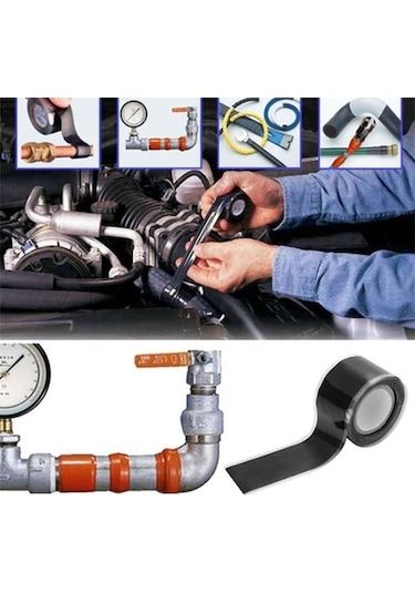 Pazly Su Geçirmez Kendinden Yapışkanlı Silikon Bant - Elektrik Ve Su Tesisatı İçin Sızdırmazlık Çözümü