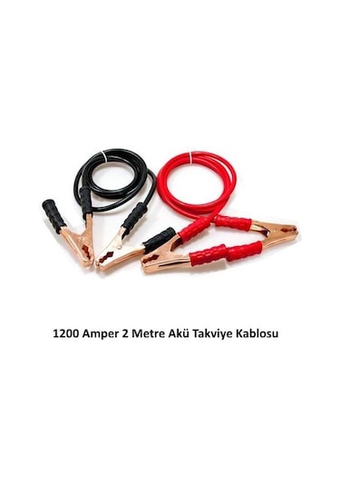 1200 Amper Akü Takviye Kablosu Taşıma Çantalı 2  Metre