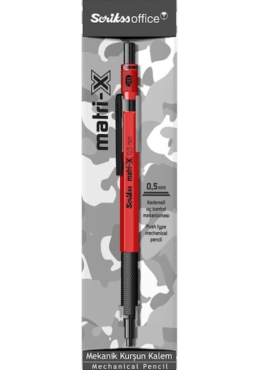 Scrikss Matrı-x Versatil Kalem 07 Kırmızı