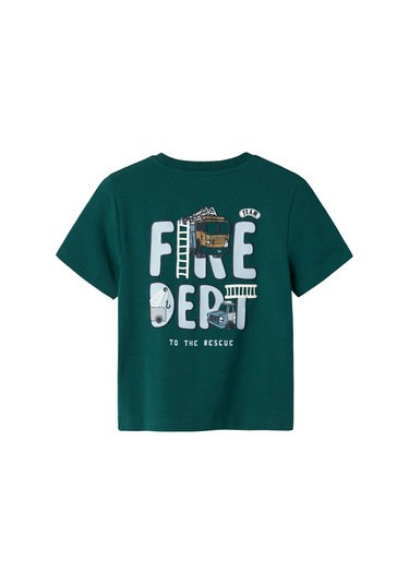 Name It Nmmdrew Nreg Ss Top Box Yeşil Erkek Çocuk Kısa Kol T-shirt Yeşil