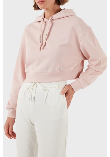 Armani Exchange Kadın Sweat 6dym71 Yjeez 14bq Pudra