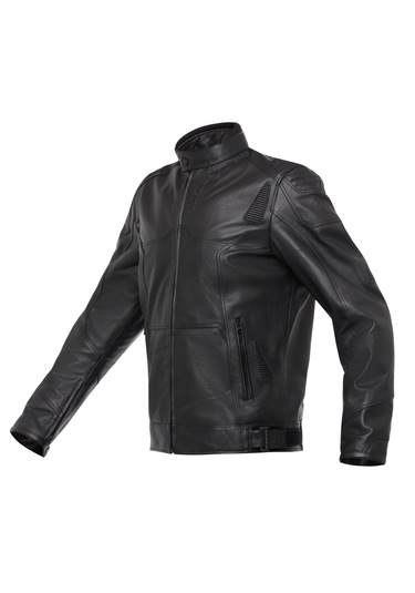 Korumalı Deri Motosiklet Montu