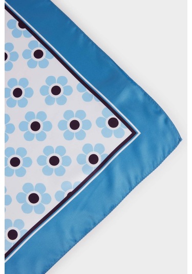 Defacto Kadın Desenli Fular G1578ax25wnbe2 Mavi