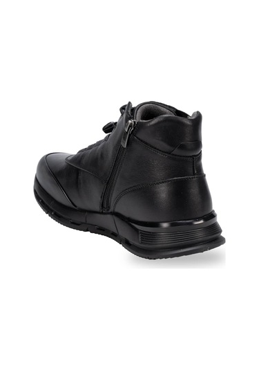 Forelli 46604-g Actıve Siyah Erkek Hakiki Deri Bot Siyah