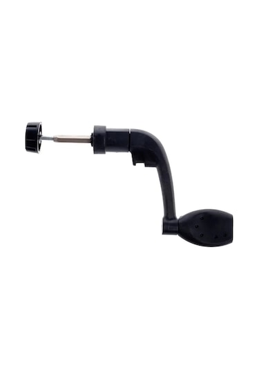 Moveevo 200 Model Plastik Metal Kollü Katlanabilir Balık Tutma Makinesi, Sabit Eldiven, Kol Eşyası, Kol Degişimi İçin Uygun, Siyah, 1 Adet