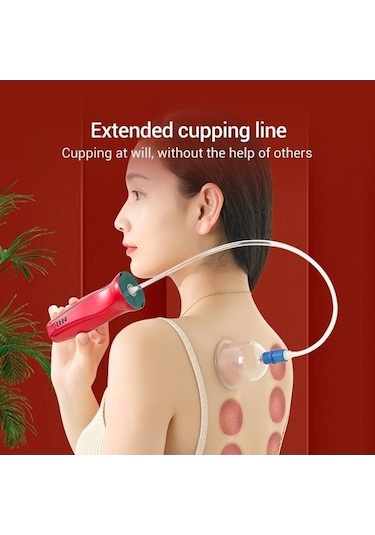 Pazly Yeşil Şarjlı Meridyen Masaj Temizleme Kazıma Elektrikli Vakum Cihazı Sones Yeşil