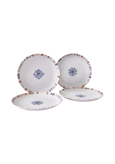 Kütahya Porselen Lily 4 Parça 21 Cm Pasta Tabağı 447018
