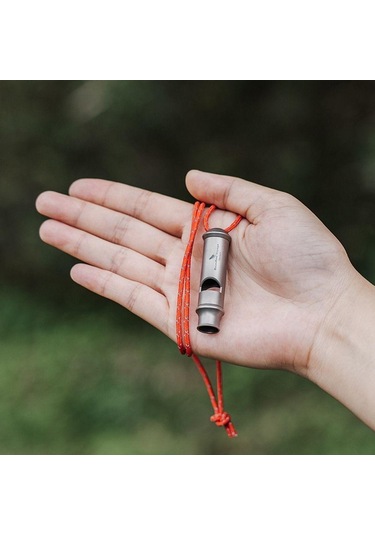 Mini Su Geçirmez Titanyum Düdük Taşınabilir Kamp Yürüyüş Düdüğü Açık Hava Edc Aracı Diğer