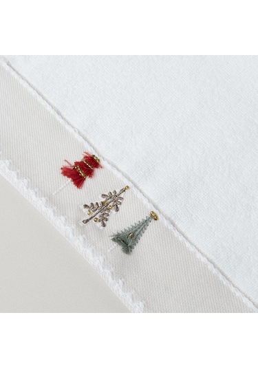 Linens Pine Pamuk 30x45 Cm El Havlusu Ekru Ekru
