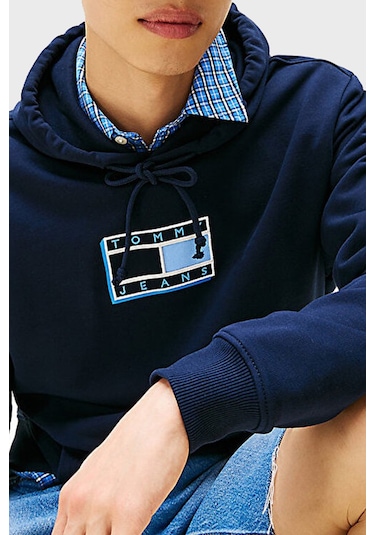 Tommy Jeans Erkek Sweat Dm0dm21623 C1g Lacivert Lacivert