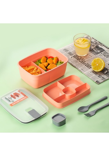 Porsima 3193 Vakumlu Sosluklu 2 Katlı Beslenme Çantası Lunch Box