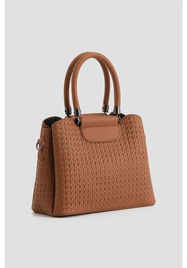 Armine Çanta Örgü 25yd7342 Taba Camel