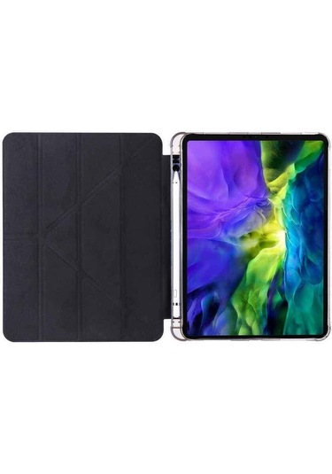 More TR Apple Uyumlu iPad Pro 12.9 2021 (5.Nesil) Kılıf Zore Tri Foldin