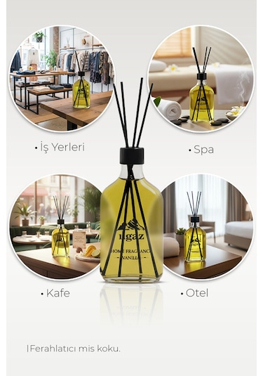 Vanilya Bambu Çubuklu Oda Kokusu 200 Ml Xl Red Diffuser Amber