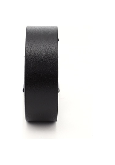 Gönderi R Siyah Hakiki Deri 4 Cm Kot Kemeri Siyah