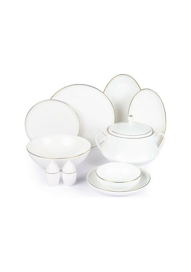 Roy King Gold Thin 55 Parça Bone China Dsn048