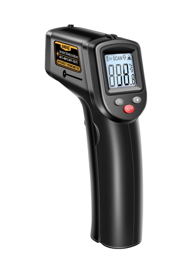 Moveevo Aneng Th201 El Tipi Dijital Enstrüman: -50 C 400 C Isı Ölçer, Enstrümantal Kullanım, Batarya Dahil Değil