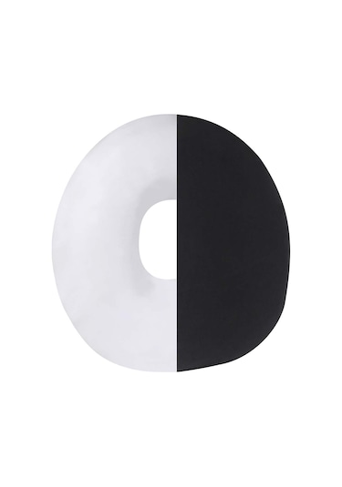 Visco Ortopedik Oturma Simidi 44X42/8 cm, Siyah