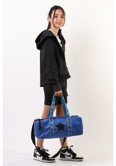 Erkek Çocuk Yıldız Baskılı Spor Çanta - Mavi