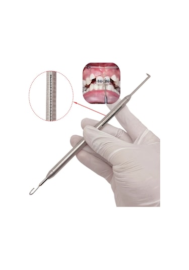 Otoklavlanabilir Diş Ortodonti Dinamometre Stres Gerginlik Ölçer Elastik Bantlar Parantez Oral Kuvvet Ölçer Ölçüm Aracı