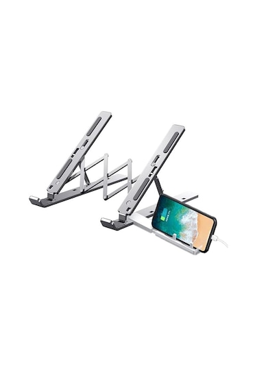 Alfalink Al-20 Alüminyum Ayarlı Notebook + Telefon Yükseltici Stand