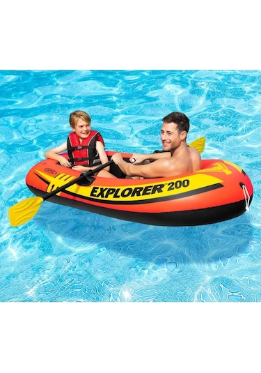 Ib58331 Intex Explorer Bot 200 Set Kürek Pompa 185x94x41 Cm