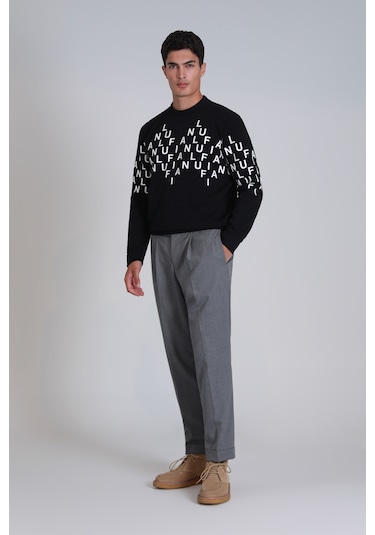 Lufian Rose Erkek Sweatshirt Siyah Siyah 112030159100100 Siyah